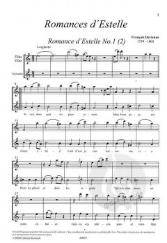 Romances d'Estelle (François Devienne) 