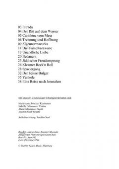 Klezmer Musicale von Maria-Anna Brucker für Querflöte mit optionalem Bass (+CD) im Alle Noten Shop kaufen
