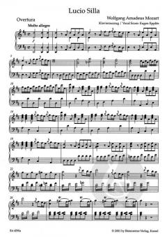 Lucio Silla KV 135 von Wolfgang Amadeus Mozart (Download) 