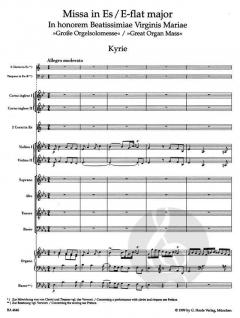 Missa in honorem Beatissimae Virginis Mariae Hob. XXII:4 von Joseph Haydn 