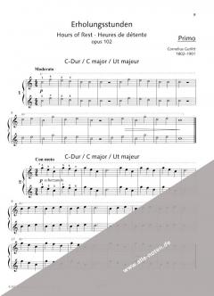 Erholungsstunden op. 102 von Cornelius Gurlitt 