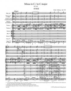 Missa C-Dur KV 167 von Wolfgang Amadeus Mozart (Download) 