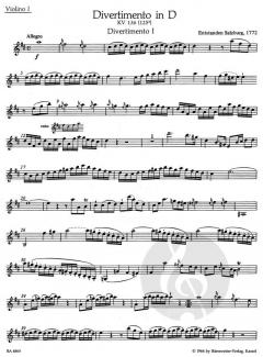 3 Divertimenti von Wolfgang Amadeus Mozart (Download) 