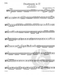 3 Divertimenti von Wolfgang Amadeus Mozart (Download) 