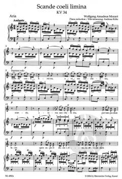 Scande coeli limina KV 34 von Wolfgang Amadeus Mozart (Download) 