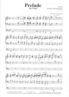 Prelude F-Dur von Fanny Hensel 
