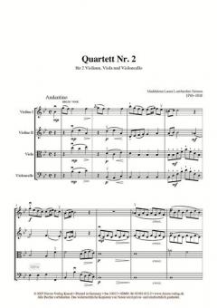 6 Streichquartette von Maddalena Laura Lombardini Sirmen im Alle Noten Shop kaufen