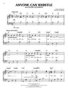 Sondheim Songs for Easy Piano von Stephen Sondheim 