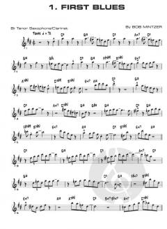 12 Medium-Easy Jazz, Blues & Funk Etudes von Bob Mintzer 