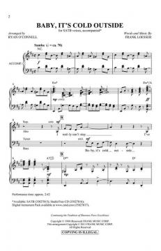Baby, It's Cold Outside von Frank Loesser (Download) 