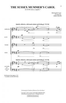 The Sussex Mummer's Carol von Traditional (Download) 