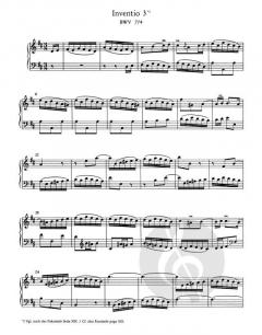 Inventionen und Sinfonien BWV 772-801 von Johann Sebastian Bach (Download) 
