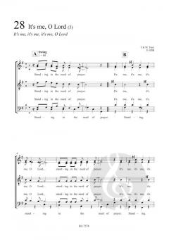64 Spirituals a cappella 