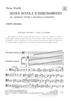 Nuova Scuola D'insegnamento Del Trombone Ten. A Ma von S. Peretti 