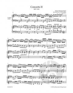 Concerto Nr. 2 E-Dur BWV 1053 von Johann Sebastian Bach (Download) 