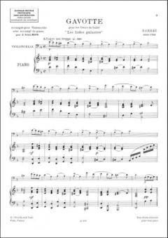 Gavotte Violoncelle Et Piano (Salmon) von Jean-Philippe Rameau im Alle Noten Shop kaufen