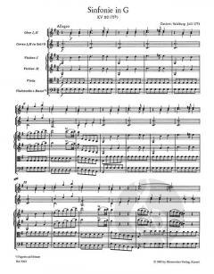 Sinfonie Nr. 12 G-Dur KV 110 (75b) von Wolfgang Amadeus Mozart (Download) 