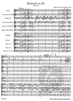 Konzert Nr. 22 Es-Dur KV 482 von Wolfgang Amadeus Mozart (Download) 