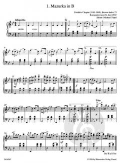 Leichte Klavierstücke und Tänze von Frédéric Chopin (Download) 
