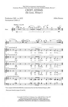 Cedit Hyems von Abbie Betinis (Download) 