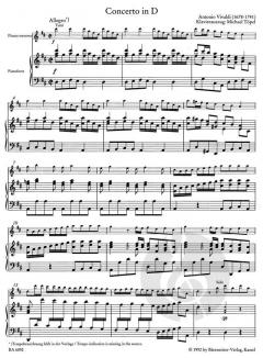Konzert für Flöte, Streicher und Basso continuo Ry 783 von Antonio Vivaldi im Alle Noten Shop kaufen
