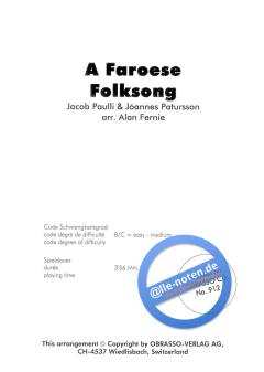 A Faroese Folksong 