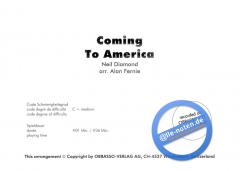 Coming To America (Neil Diamond) 