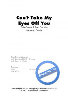 Can't Take My Eyes Off You (Bob Gaudio) 