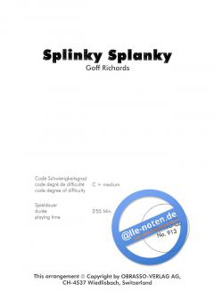 Splinky Splanky (Goff Richards) 