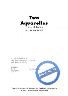 Two Aquarelles (Frederick Delius) 