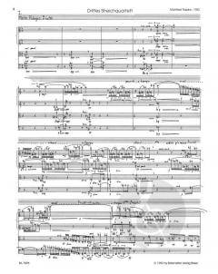 3. Streichquartett von Manfred Trojahn im Alle Noten Shop kaufen