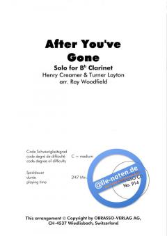 After You've Gone (Henry Creamer) 
