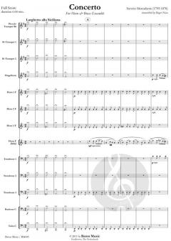 Concerto For Horn (And Brass Ensemble) von Saverio Mercadante (Download) 
