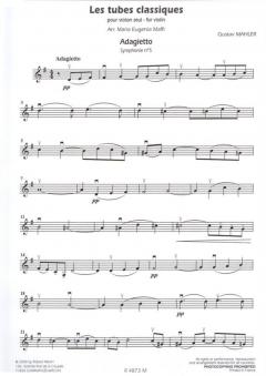 Les Tubes Classiques pour Violon Vol. 1 von Maria Eugénia Maffi 