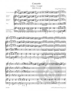 Konzert in G-Dur für Violine und Orchester TWV 51:G8 von Georg Philipp Telemann 