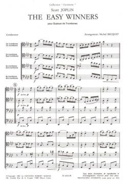 The Easy Winners von Scott Joplin 