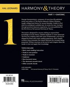 Hal Leonard Harmony & Theory Part 1: Diatonic von George Heussenstamm 