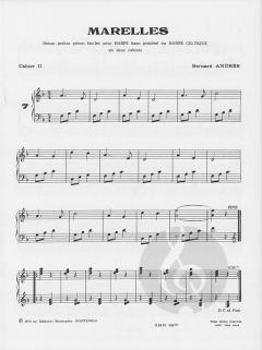 Marelles pour Harpe ou Harpe Celtique Vol.2 von Bernard Andres 