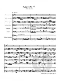 6 Brandenburgische Konzerte von Johann Sebastian Bach 