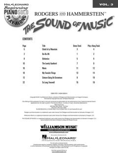 Beginning Piano Solo Play-Along Vol. 3: The Sound Of Music von Richard Rodgers 