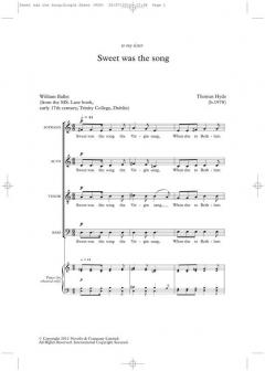 Sweet Was The Song von Thomas Hyde 