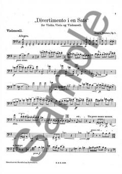 Divertimento Op. 2 von Jorgen Bentzon 