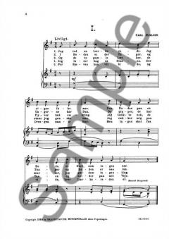 10 Danske Smaasange von Carl Nielsen 