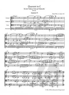 Streichquartett KV 465 von Wolfgang Amadeus Mozart im Alle Noten Shop kaufen