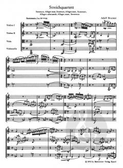 Streichquartett von Adolf Brunner im Alle Noten Shop kaufen