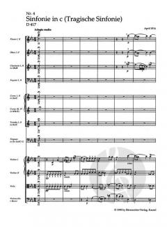 Sinfonie Nr. 4 D 417 von Franz Schubert 