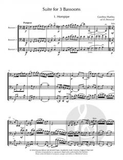 Suite For Three Bassoons (Geoffrey Hartley) 