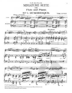 Miniature Suite von York Bowen 