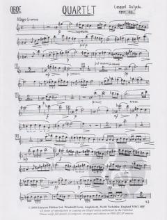 Quartet Op. 43 (Leonard Salzedo) 