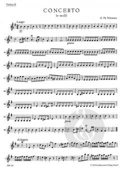 Konzert für Altblockflöte, Flöte, Streicher und Basso continuo (Georg Philipp Telemann) 